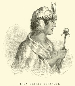 Inca Ccapac Yupanqui by Edouard Riou